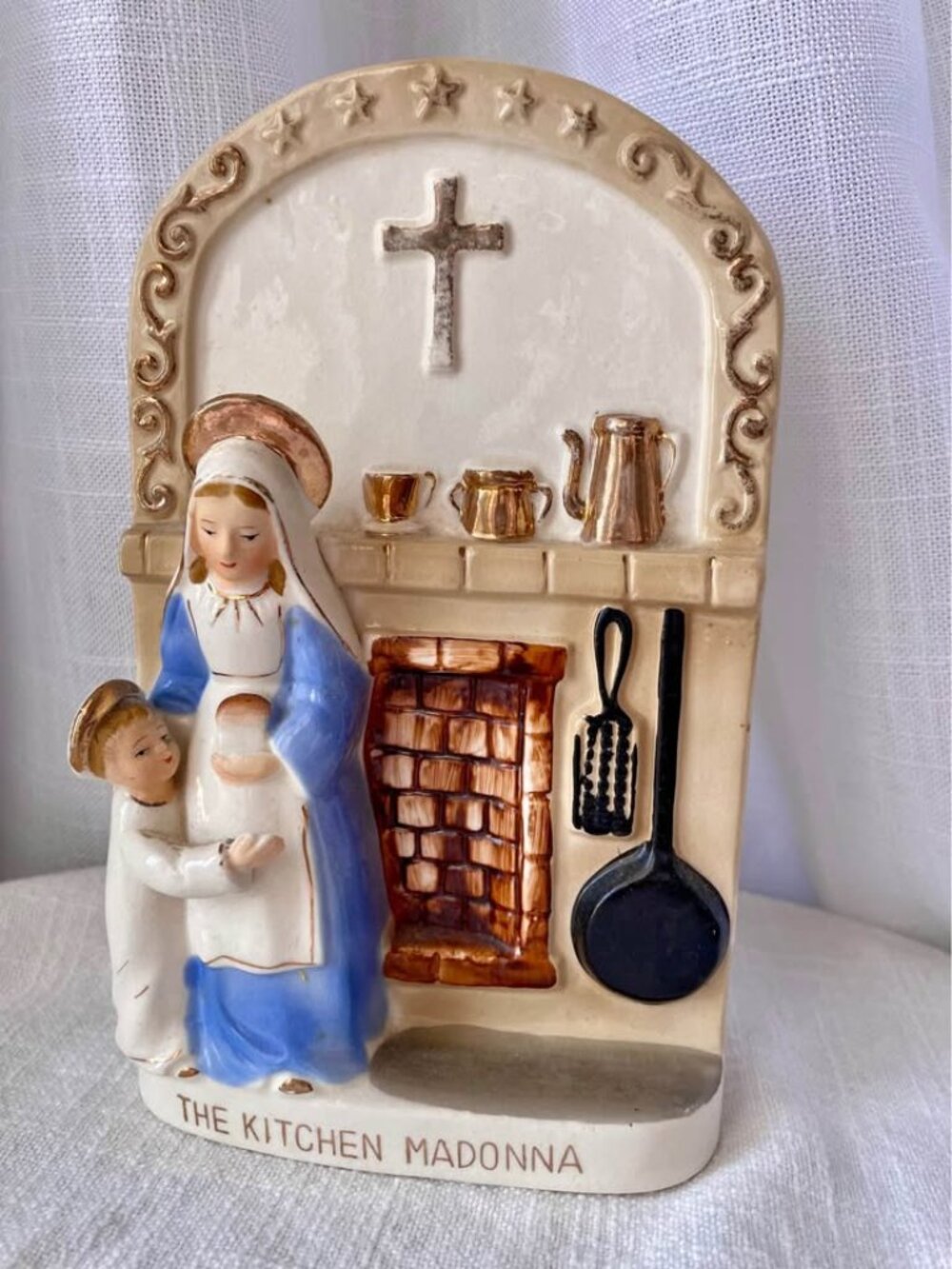 Vintage Kitchen Madonna Wall Hanging